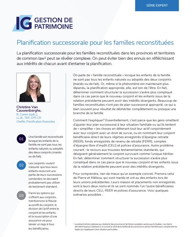 Whitepaper - Planification fiscale et successorale pour les propriétaires d’entreprise